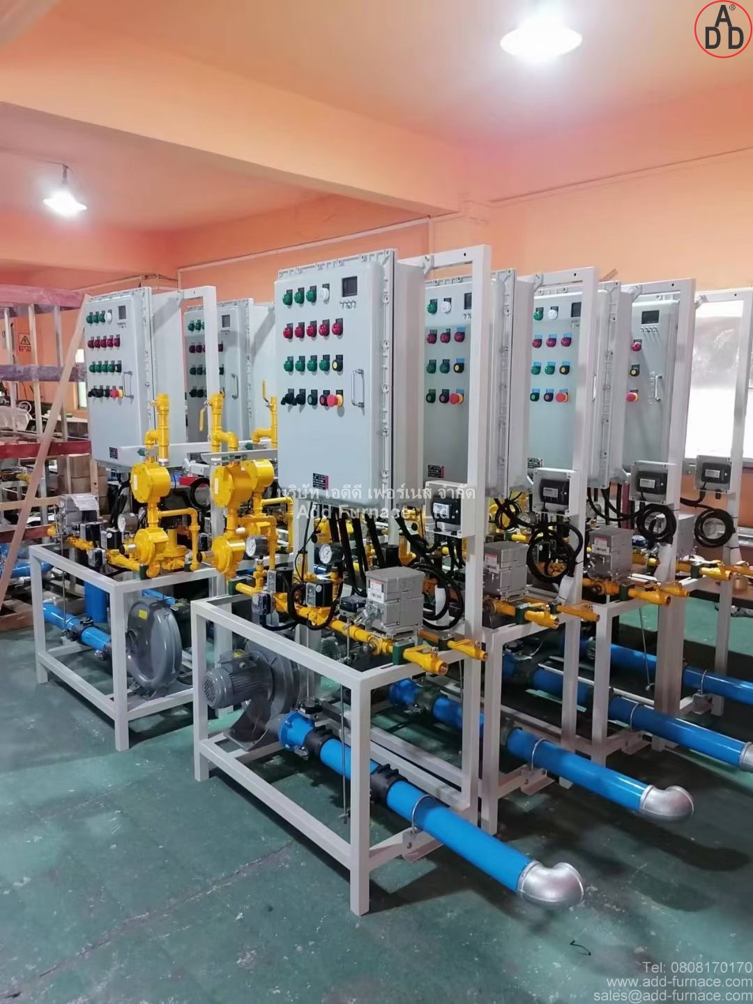 Gas Burner Autocontrol System ADD FURNACE CO.,LTD Project (7)